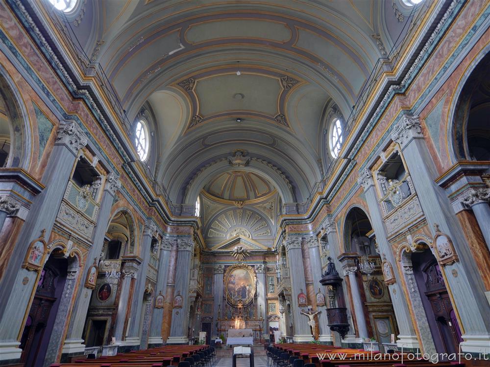 Biella (Italy) - Interior of the Church of San Filippo Neri